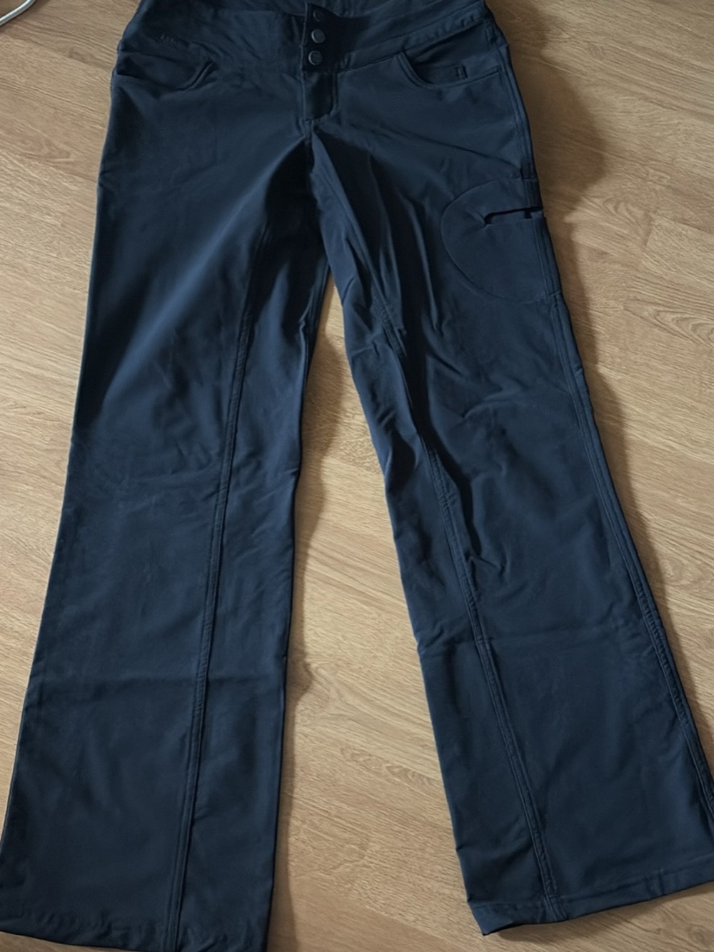 lululemon athletica Black low rise Flare Pants